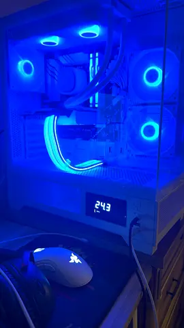 Custom White Gaming Desktop PC with RGB Cooling and Liquid CPU Cooler, installments available 500