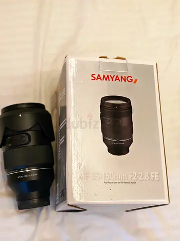 Samyang 35-150mm f2-2.8 lens with box