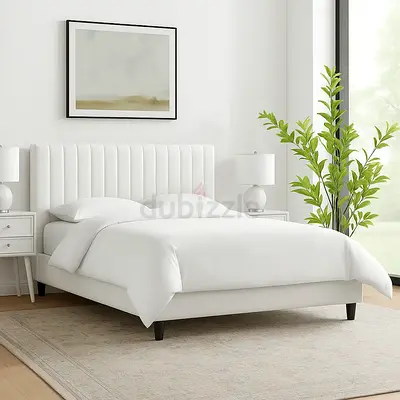 Modern Designer Bed – Brand New Queen Size with Mattress