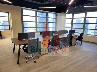 Furnished & Fitted Office | Silver Tower | High Floor | Prime Business Bay Location