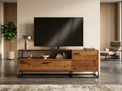 Marina Solid wood modren tv stand