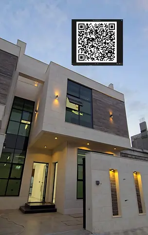 For rent, a modern villa, first occupancy, in Al Helio 2, Ajman, 5 bedrooms with built-in wardrobes, at a bargain price, excellent location.