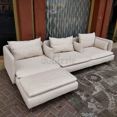 Brand new condition Ikea Sodhremn L Shape Sofa Beige
