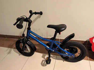 Blue kids 12-inch bike
