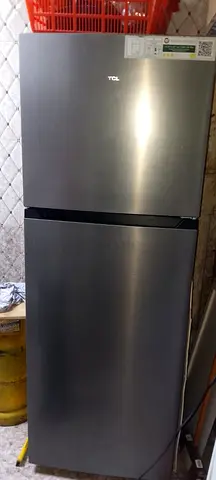 TCL Top Freezer Refrigerator - Silver, Good Working Condition