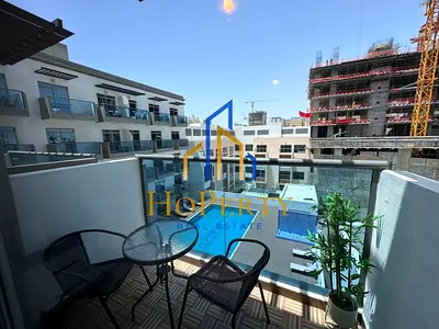 Furnished Studio | Pool & Downtown View | Plazzo Heights JVC