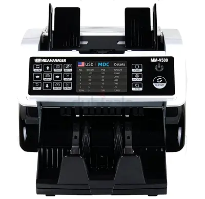 ​ماكينة عد نقود Megamanager MM-V500 جديدة تماماً بكرتونتها (لقطة)