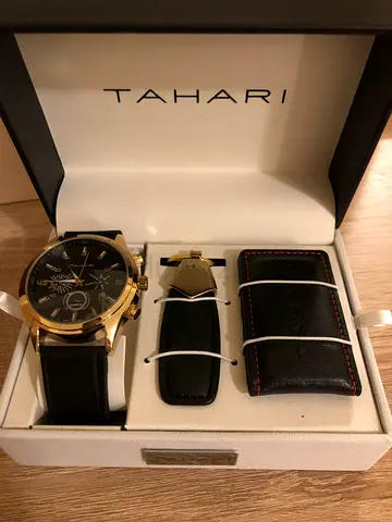Tahari Mens Watch and Accessory Gift Set