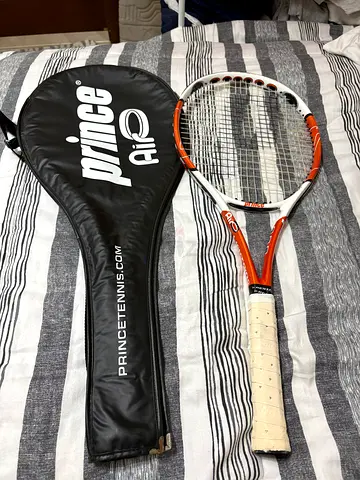 Prince O3 White Lite 100 Tennis Racket – Lightweight  Easy to Play