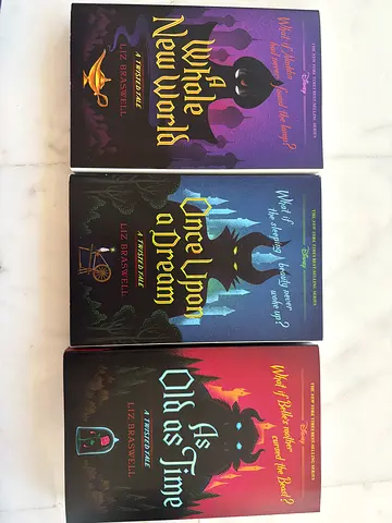 Disney Twisted Tales trilogy — A Whole New World; Once Upon a Dream; As Old as Time (Liz Braswell)
