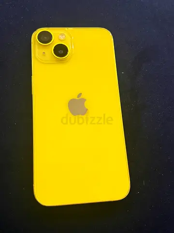 Yellow iPhone 13 in good condition