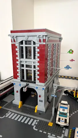 Lego Ghostbusters, Firehouse Headquarters (75827), built including manual.