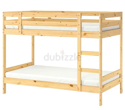 IKEA wooden bunk bed for sale