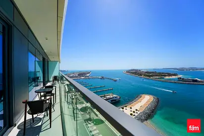 Full Palm Views | Fully Furnished | Private Beach