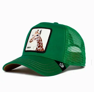 Goorin Bros The Giraffe Unisex Trucker Caps Green