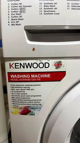 Kenwood 6kg Front Load Washing Machine - Good Working Condition