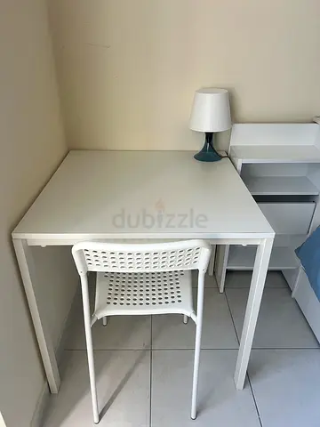 Small table with a chair
