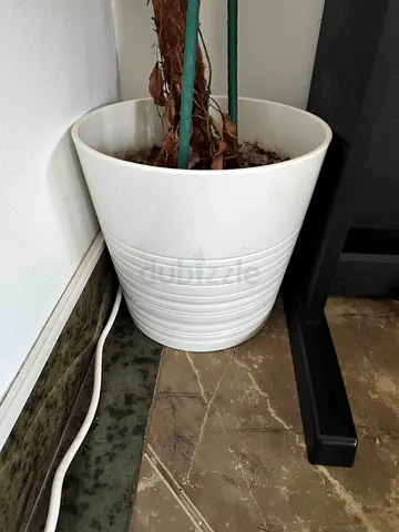 Ikea white Plant pot