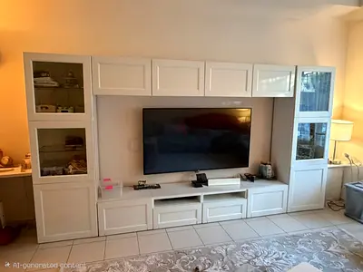 Wall unit IKEA white