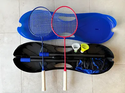 BADMINTON NET Fun set 3 Meter Royal Blue