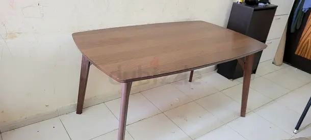 Solid Wood Dining Table - 4-Seater, Good Condition