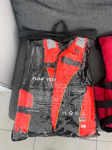 New Adult Life Jacket / Float Vest - Orange