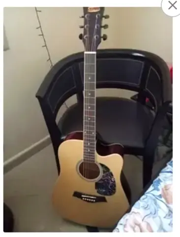 Lightwood Acoustic-Electric Guitar with Cutaway — Good Condition