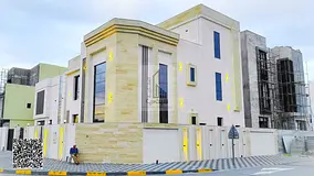 Luxury corner villa with 6 master bedrooms in Al Zahia at a special price