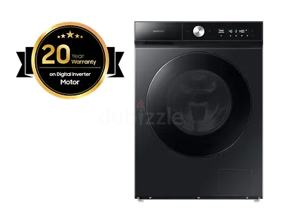 Front Load Washer Dryer Combo with AI Ecobubble™ and AI Control, 11.5/8 KG, Black