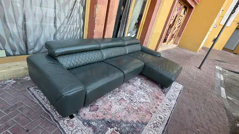 Premium Quality real leather electric recycliner lshape sofa comfortable From Koila living brand