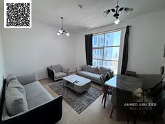 Furnished 2BR in City Tower Al Nuaimiya 3, balcony, private parking, opposite Grand Mall, near Safe