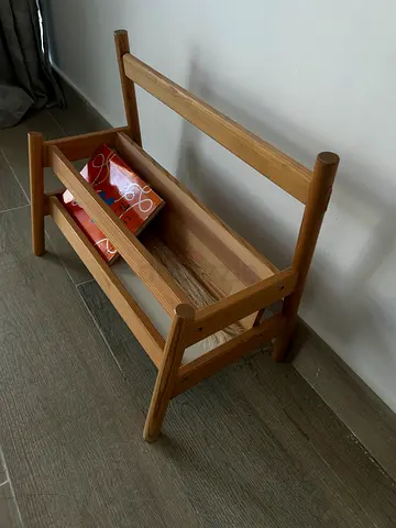 Wooden Kids Bench with Storage
