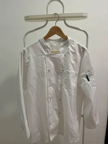 White Chef Jacket / Kitchen Uniform - Size Medium