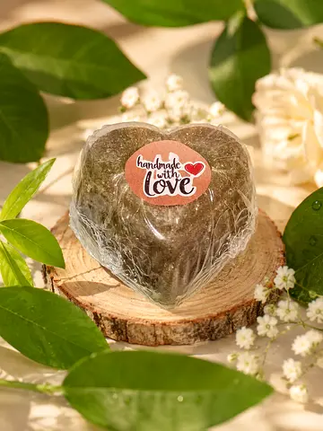 Handmade Heart-Shaped Natural Soap - Gentle  Decorative