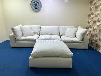 Amazing condition marina home luscious sofa with footstool