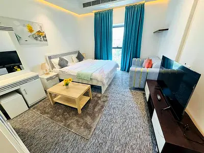 Furnished Room for rent with attached washroom  attached kitchen with balcony in Almohoiat ajman