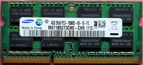 Samsung 4GB DDR3 Laptop RAM (M471B5273CH0-CH9)