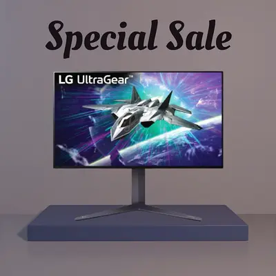 LG 27 Inch UltraGear™ Mini LED 4K UHD Nano IPS 144Hz Gaming Monitor 27GR95UM