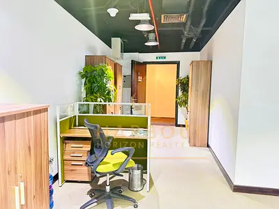 Furnished Office For Rent With Glass Partitions