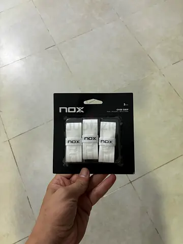 NOX Over Grip – Pack of 3 (White) | Brand New
