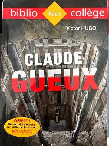 Claude Gueux by Victor Hugo (French paperback)