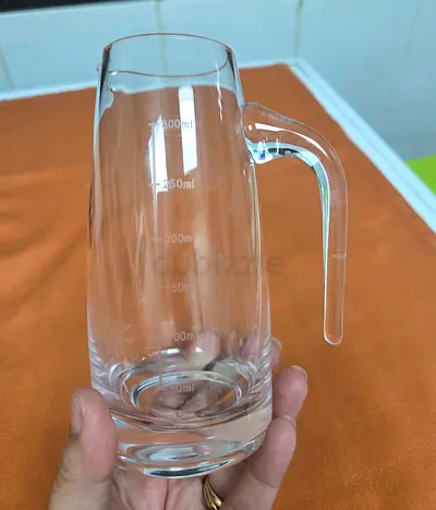 Beaker a Glass Container🥛🍽 (With Flate Surface) 300ml