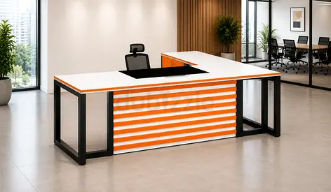 Custom Made Modern Executive Office Desk