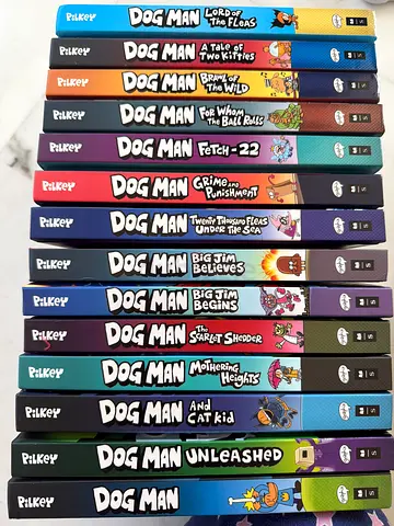 Dog Man book collection - 14 hardcover titles (Dav Pilkey)