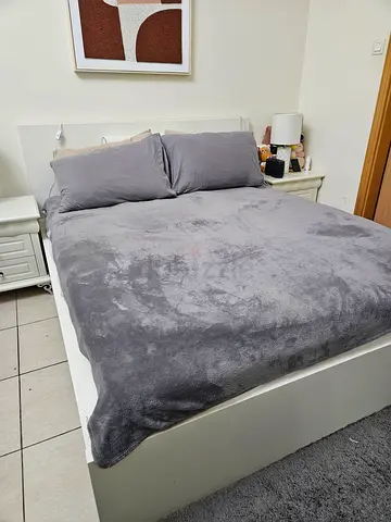 IKEA King Bed Frame with Mattress