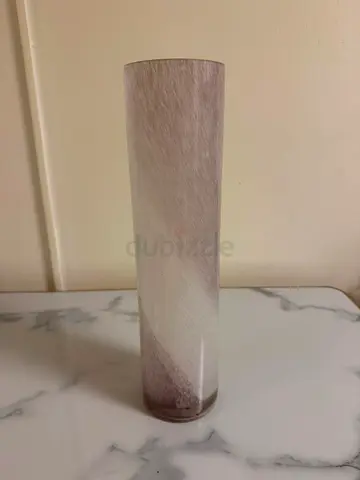 Glass vase 40 cm