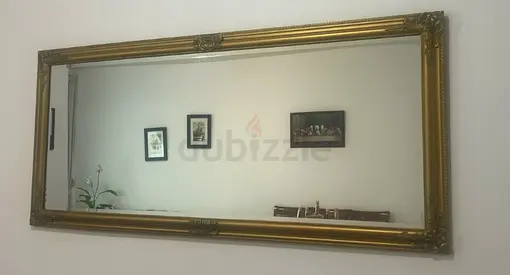 Large Ornate Gold Wall Mirror - Classic Framed Mirror