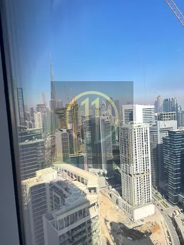 Iconic Canal & Burj Khalifa Views | Spacious Fitted Office | Burlington Tower