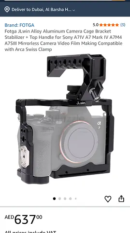 Smallrig for Sony a7iii and above all model a7iv a7siii and many more as you can name it new conditi