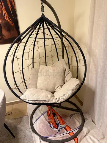 Hanging Egg Chair, Free-Standing Swing Seat